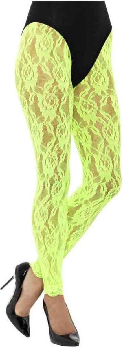 Groene jaren 80 panty voor dames