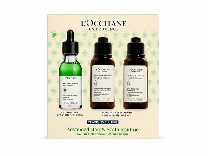 L'Occitane Advanced Hair &amp; Scalp Routine 50 ml + 75 ml + 75 ml