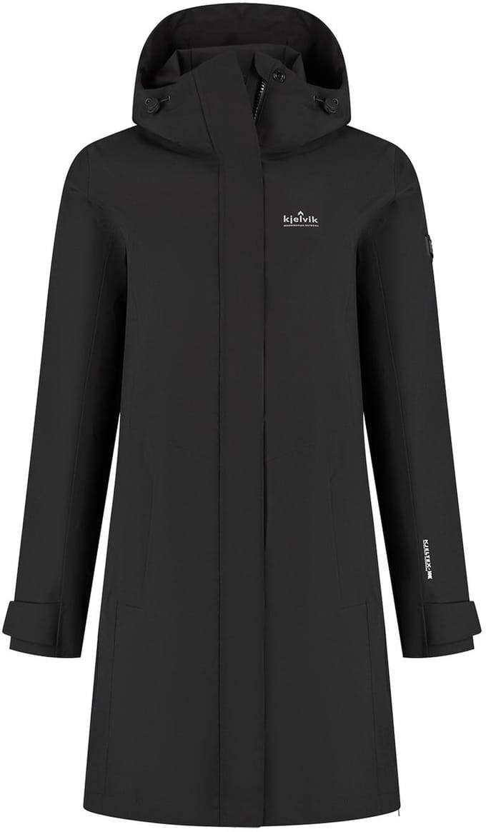 Kjelvik Outdoorjas Livia Zwart