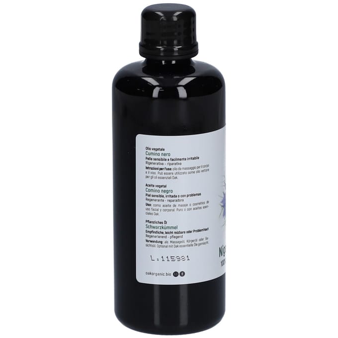 Oak Plantaardige Olie Zwarte komijn 100 Massage-olie