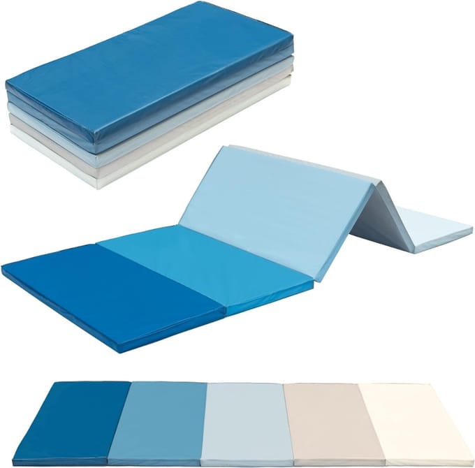 Turnmat Kinderen - Airtrack -Blauw