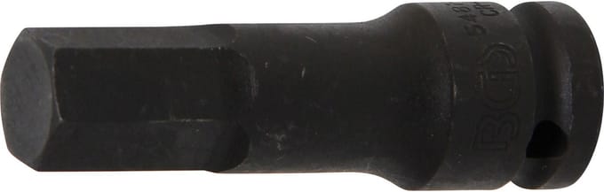 BGS Power bit inbus vierkantaandrijving 12,5 mm (1/2") inbus...
