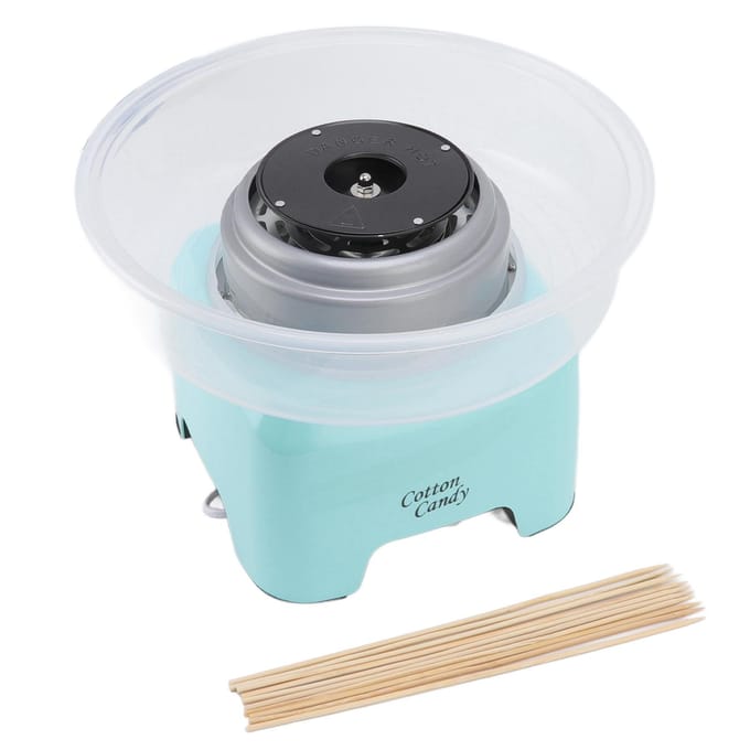 450W Suikerspinmachine Zelfgemaakte Elektrische Suikerspinmaker voor Kinderverjaardagen L white