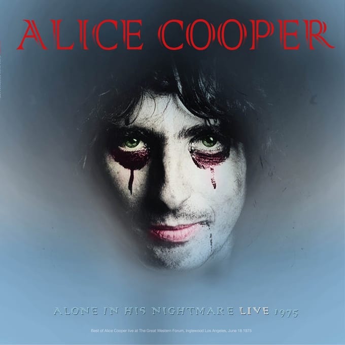 Alice Cooper - Alone In His Nightmare Live 1975 (LP)
