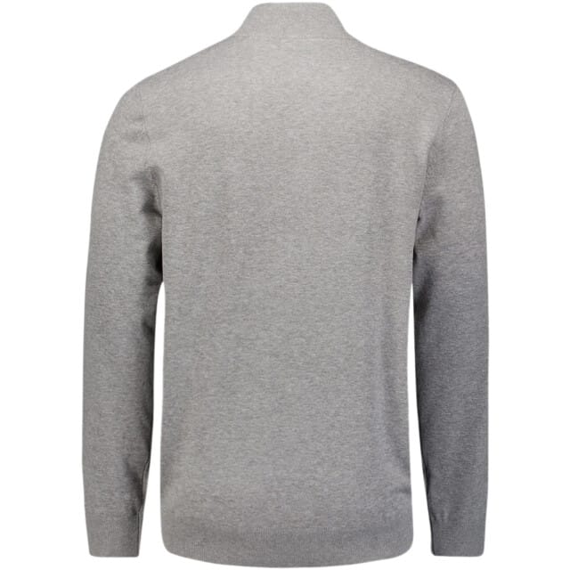 No Excess Pullover half zip 2 coloured melang grey melange