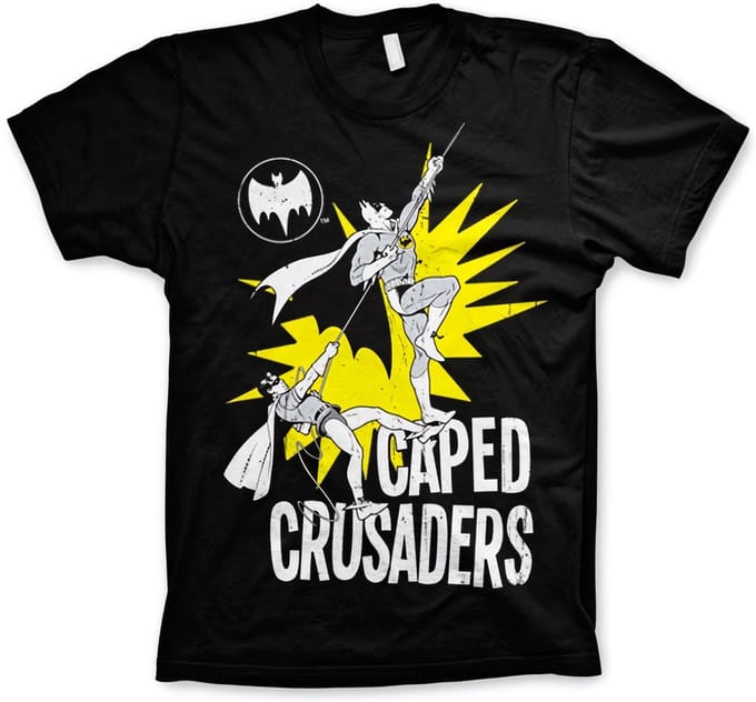 Batman Caped Crusaders -T-shirt voor grote mannen WB-1-BAT025-H45-17