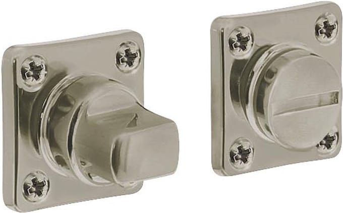 Intersteel Rozet toilet-/badkamersluiting vierkant nikkel mat