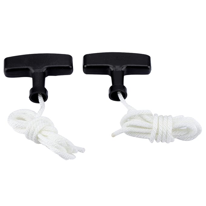 2 stuks terugslagstarthendels voor grasmaaiers met 1,5 m snoer, accessoires voor grasmaaiers