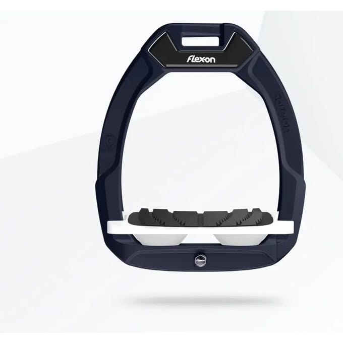 Verkeersveiligheidsbeugels Paardrijden Hellend Grip Blauw/Wit/Wit Flex-On Safe-On