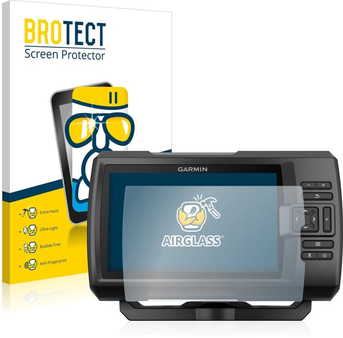 Screenprotector voor Garmin Striker Plus 7cv Beschermglas transparant