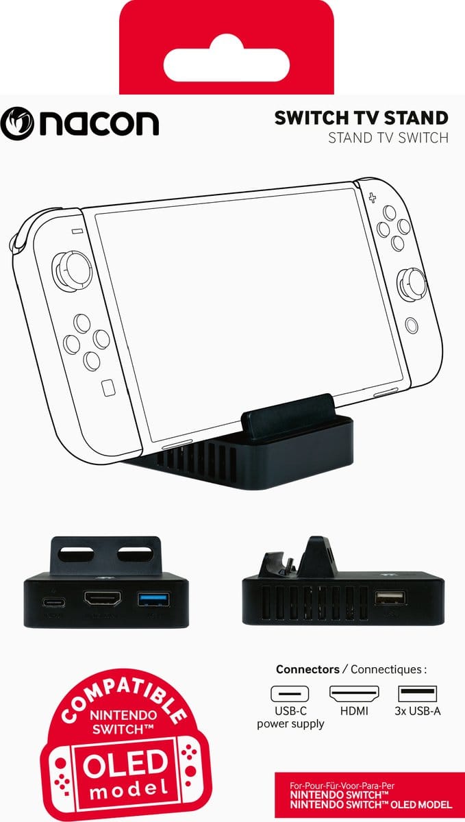 BigBen Interactive Console Stand (Nintendo Switch/Nintendo Switch OLED) - Miscellaneous Accessoires voor spelconsole - Nintendo Switch