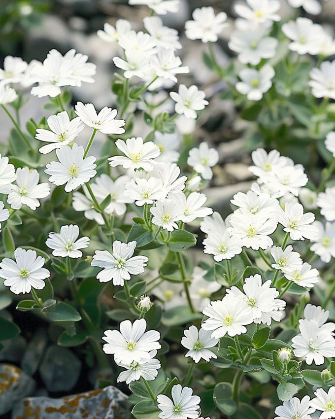 2 sets - Hoornbloem Zaden Cerastium Biebersteinii Meerjarig Wit