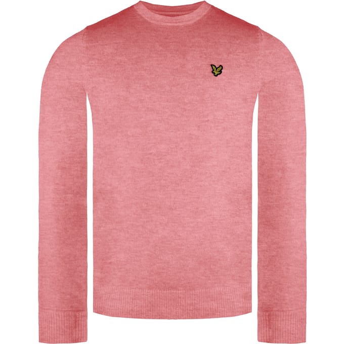 Lyle & Scott Merino Heren Roze Trui