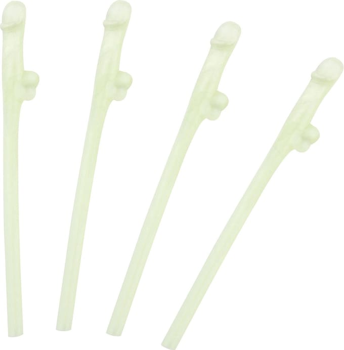 WIDMANN - Set van ondeugende lichtgevende fluo rietjes