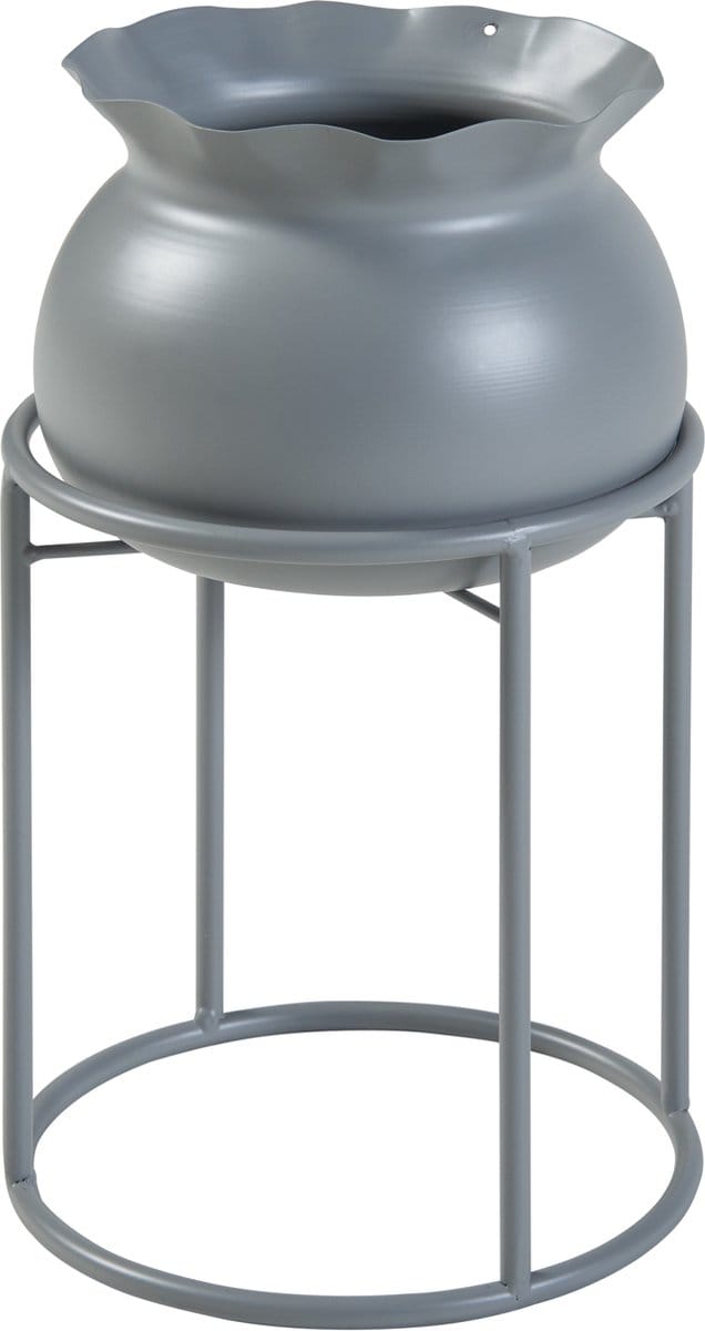 Plantenstandaard Assen 31,5x19,5 cm grijs [en.casa]