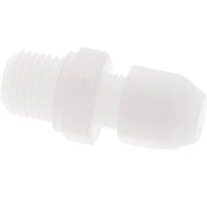 4x6mm & G1/4'' PVDF rechte slangkoppeling met buitendraad 10bar/145psi