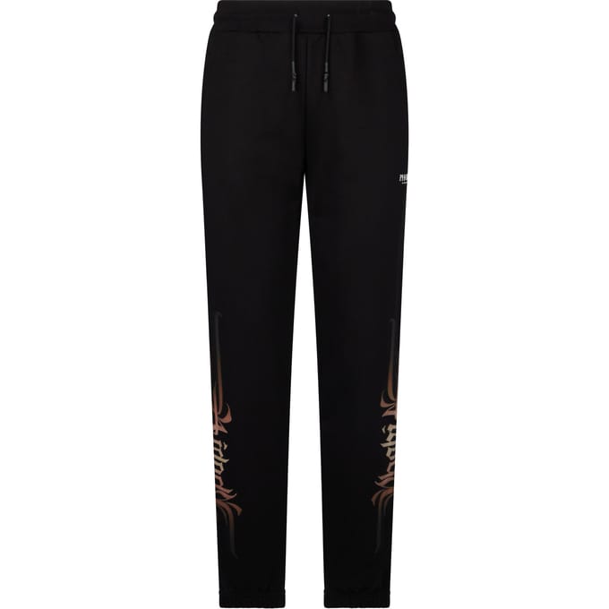 Lichtgewicht trainingspakbroek heren gothic sh print broek zwart