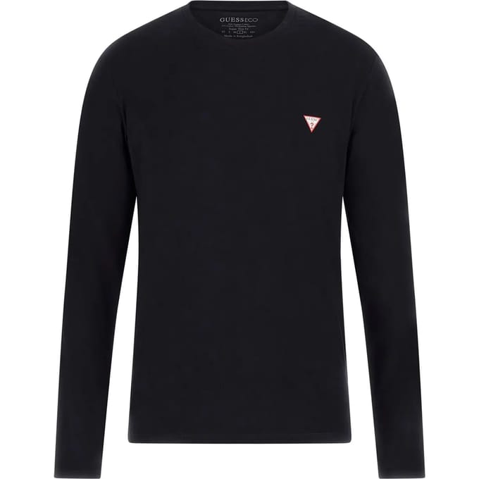 T-shirt met lange mouwen en ronde hals Guess Core