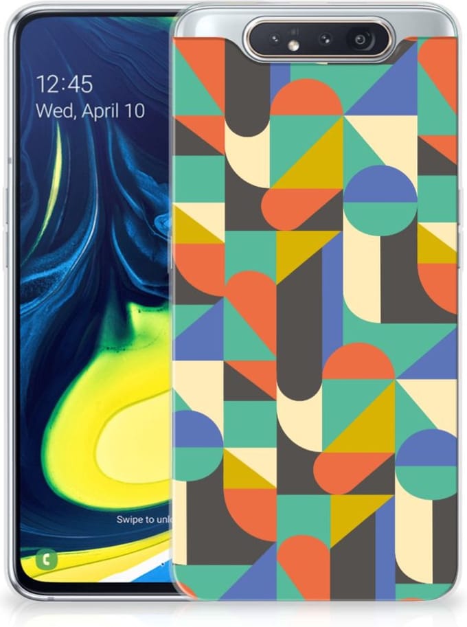 Samsung Galaxy A80 TPU bumper Funky Retro