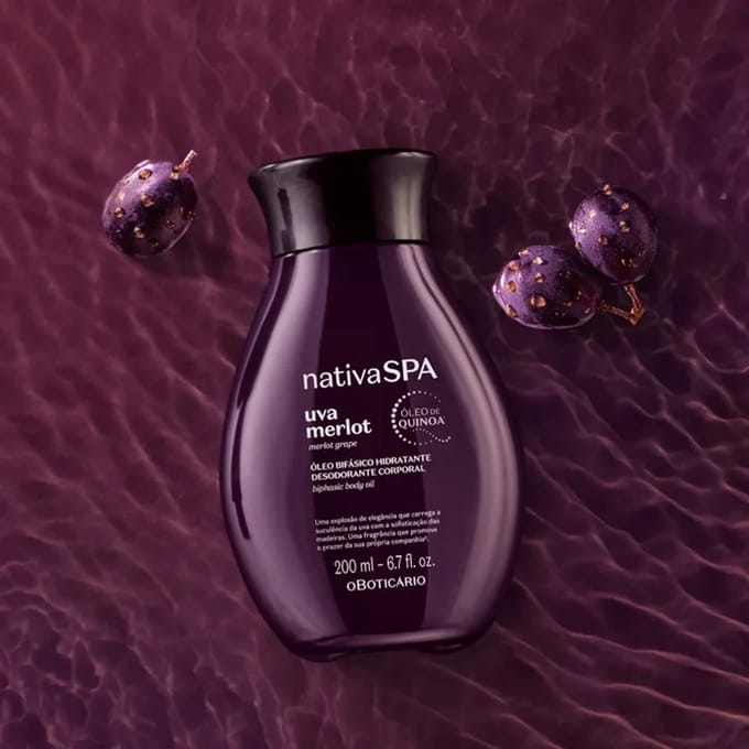 O Boticário NativaSPA Bodyolie van Merlot Grape extract 200ml