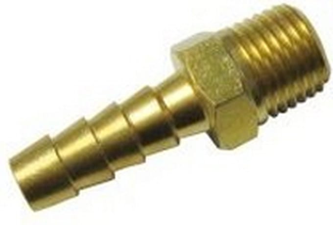 Universele tank connecter met slangpilaar - 8 mm brandstofslang