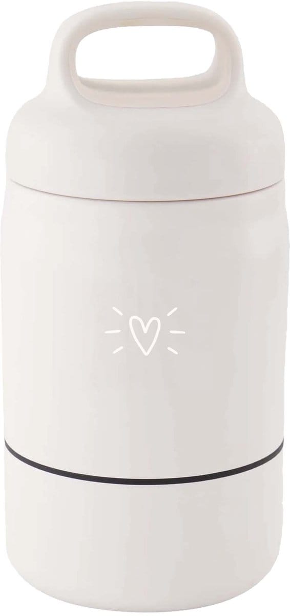 Zusss Thermos Lunchpot Love This Day Roestvrij Staal Sand