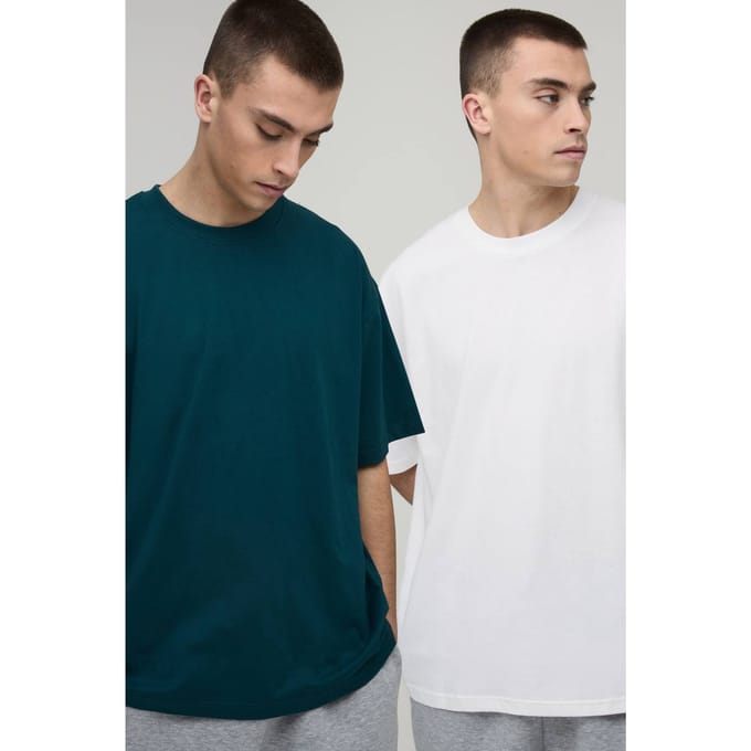 2 Pack Essential Oversized T-Shirt | Size Small