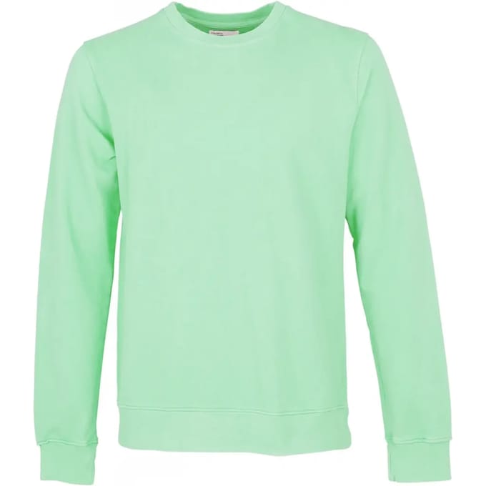 Sweatshirt ronde hals Colorful Standard Classic Organic faded mint