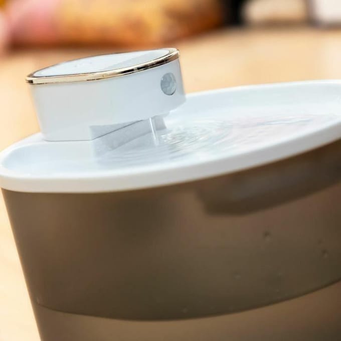 Kattenfontein - InnovaGoods - Oplaadbaar - 3 L - Stil - Bewegingsmelder wit