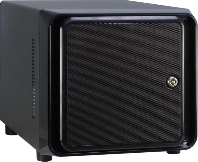 Inter-Tech IPC SC-4100 - Case - Ultra small form factor - Zwart