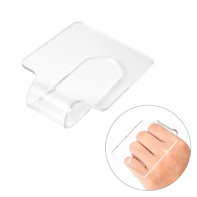 Acryl Cosmetische Make-up Mengplaat Nail Art Polish Gel Foundation Oogschaduw Ogen Mengpalet Staaf Tool FY207 white