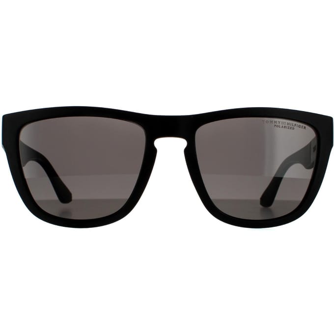Tommy Hilfiger Zonnebril TH 1557/S 003 M9 MATT ZWART GREY POLARIETE