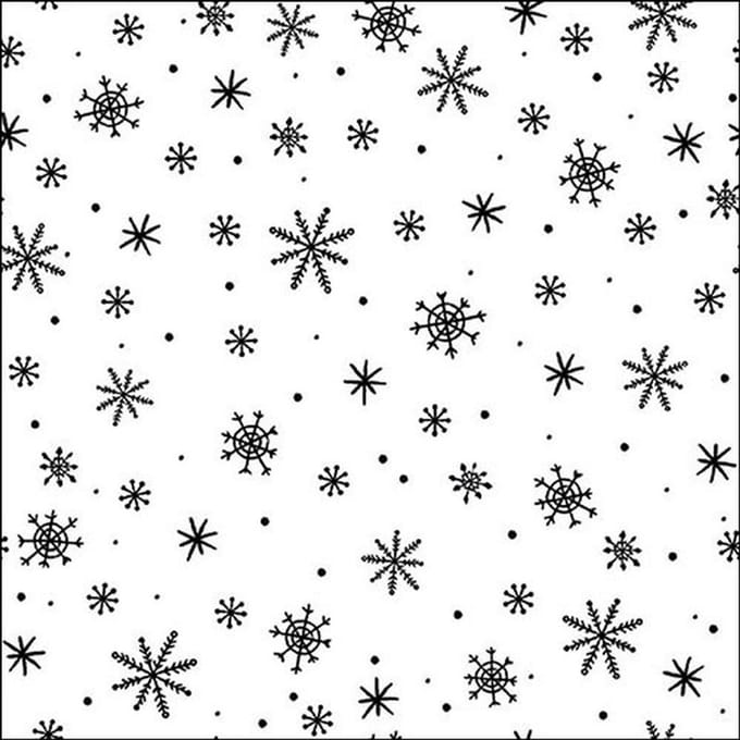 Ambiente - Servetten - Chrystal all over Black - 33 x 33 cm