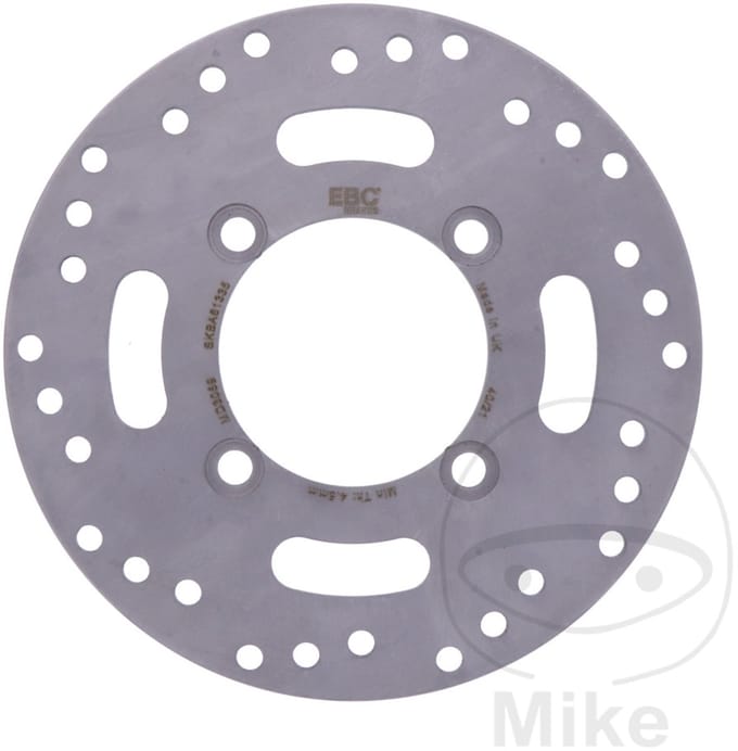 Ebc Hprs Series Solid Round Md3059 Achterste Remschijf Zilver