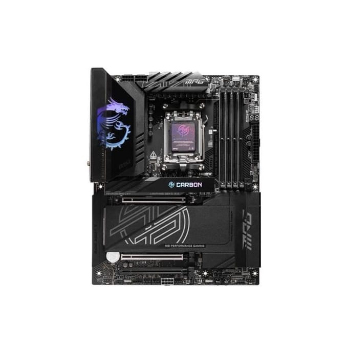 MSI MPG X870E CARBON WIFI - Moederbord - ATX - Socket AM5 - AMD X870 - DDR5 - USB 4 - Wi-Fi 7 - Realtek Audio