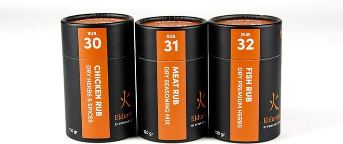 EldurApi Rubpakket - 3-Delig - Chicken Rub - Meat Rub - Fish Rub - Dry Rub - BBQ Kruiden - Kamado