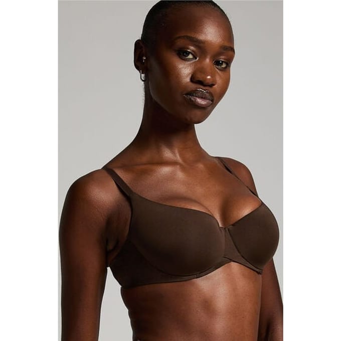 Hunkemöller Voorgevormde beugel bh Smooth Bruin