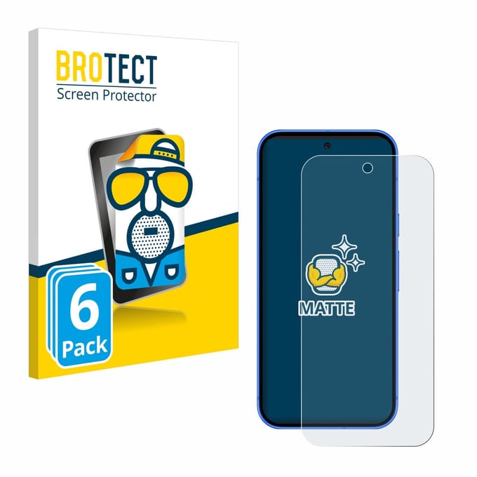 BROTECT - Screenprotector voor Google Pixel 10 - Folie Beschermfolie matte 6 Stuks