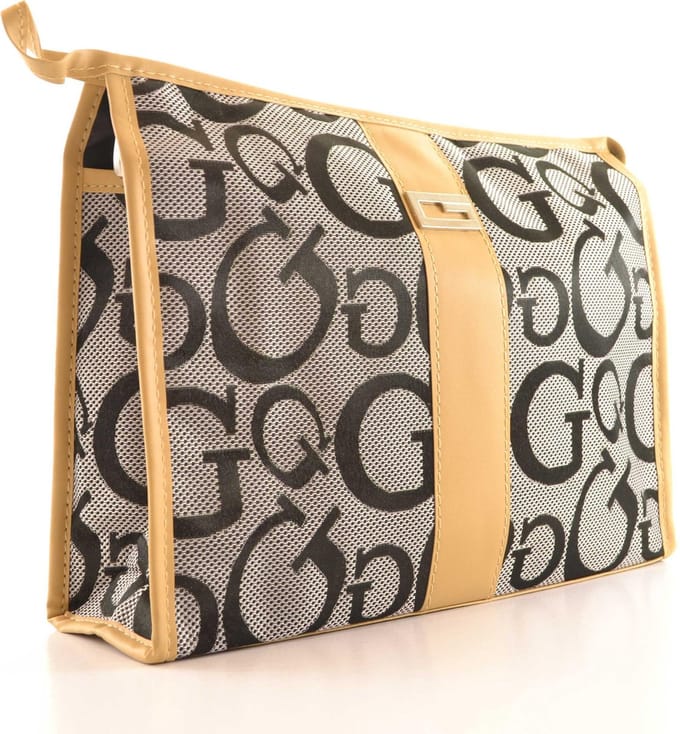 Gérard Brinard toilettas jacquard tas grijs - 1 rits