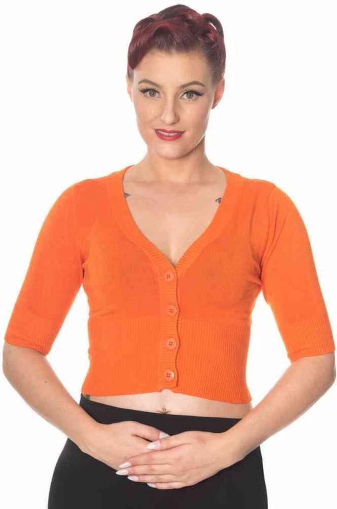 Dancing Days - Sweet Dreamer Cardigan - L - Oranje