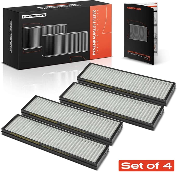 Frankberg 4x interieurfilter actieve kool voor Hyundai i