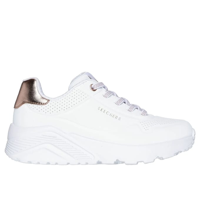 Skechers Uno Lite Metallic Mode Schoenen Wit EU 33 1/2 Kinderen