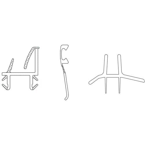 Breuer seal set complete for ELANA 6 hinged door 9800.080.875.099