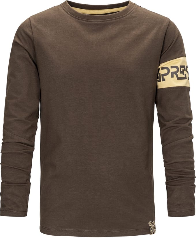 4President t-shirt lange mouw jongens Black