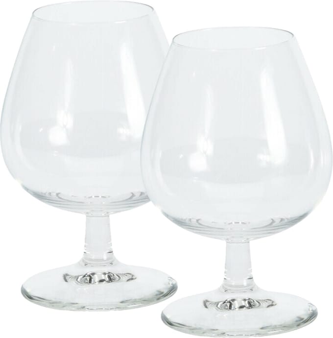 Excellent Houseware Cognac glazen - 16x stuks - glas - 350 ml - likeur glazen