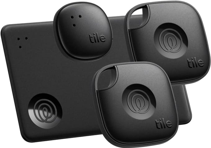 Bluetooth Trackers - Zoekhulp Set - Spullen Terugvinden - Vind Je Telefoon - 4 Stuks - Zwart
