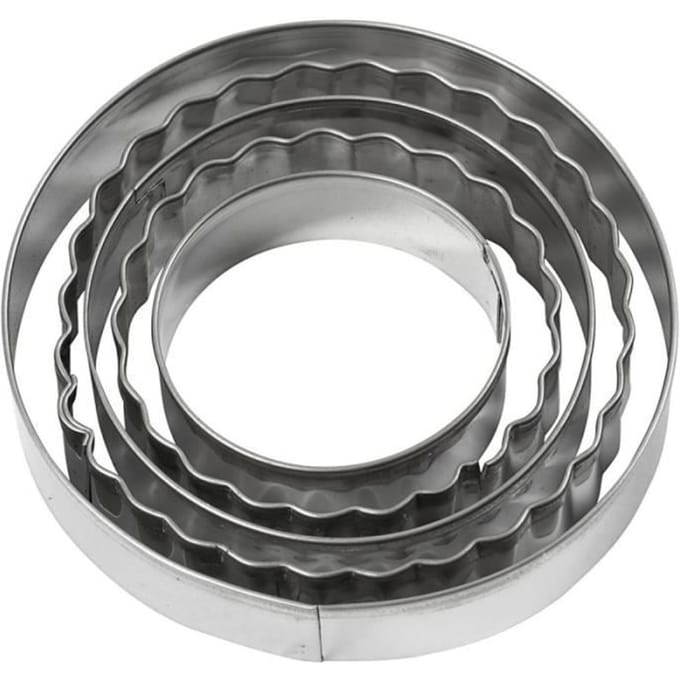 CC Uitsteekvormen 8 cm Cirkels 5 stuks