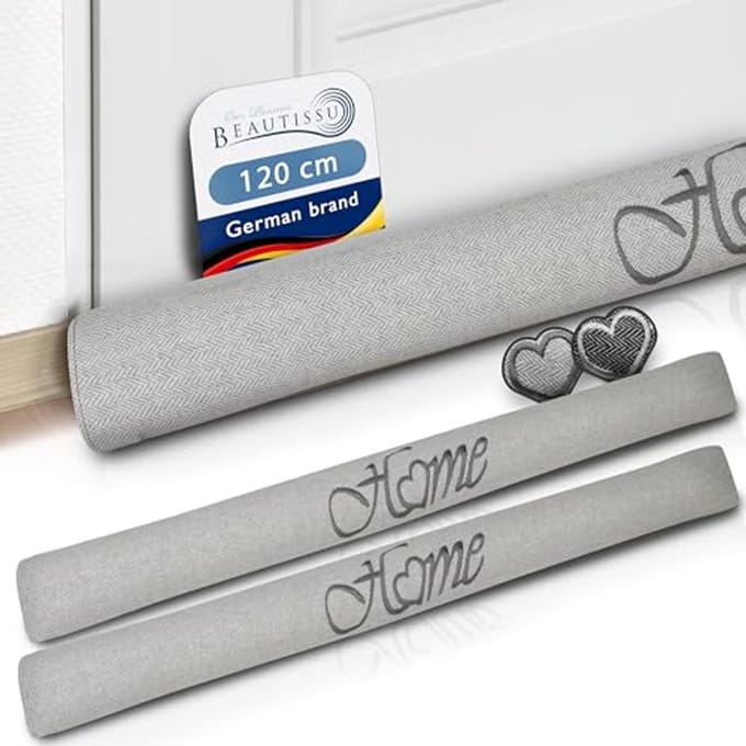Draught Stopper 120cm - Zware Deur- en Raamafdichter als Windstopper - Efficiënte Tochtstrip voor Huis