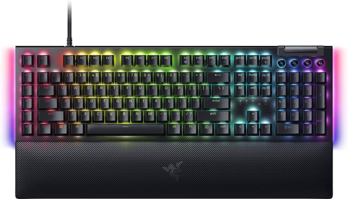 Razer BlackWidow V4 - Yellow Mechanical (Linear) - Gaming toetsenbord - Engels (US international) - Zwart