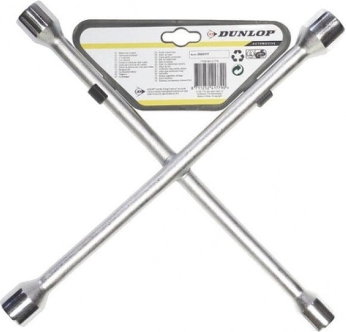 Dunlop Kruissleutels - 17-19-21-23 mm - moersleutel - 27 cm